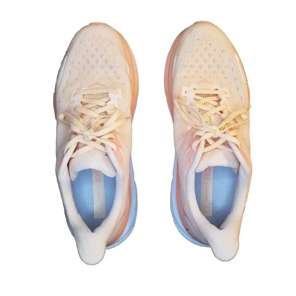 Hoka One One Clifton 9 Women's Size 11 Peach Running Shoes Sneakers 1127896CPW - Picture 2 of 7